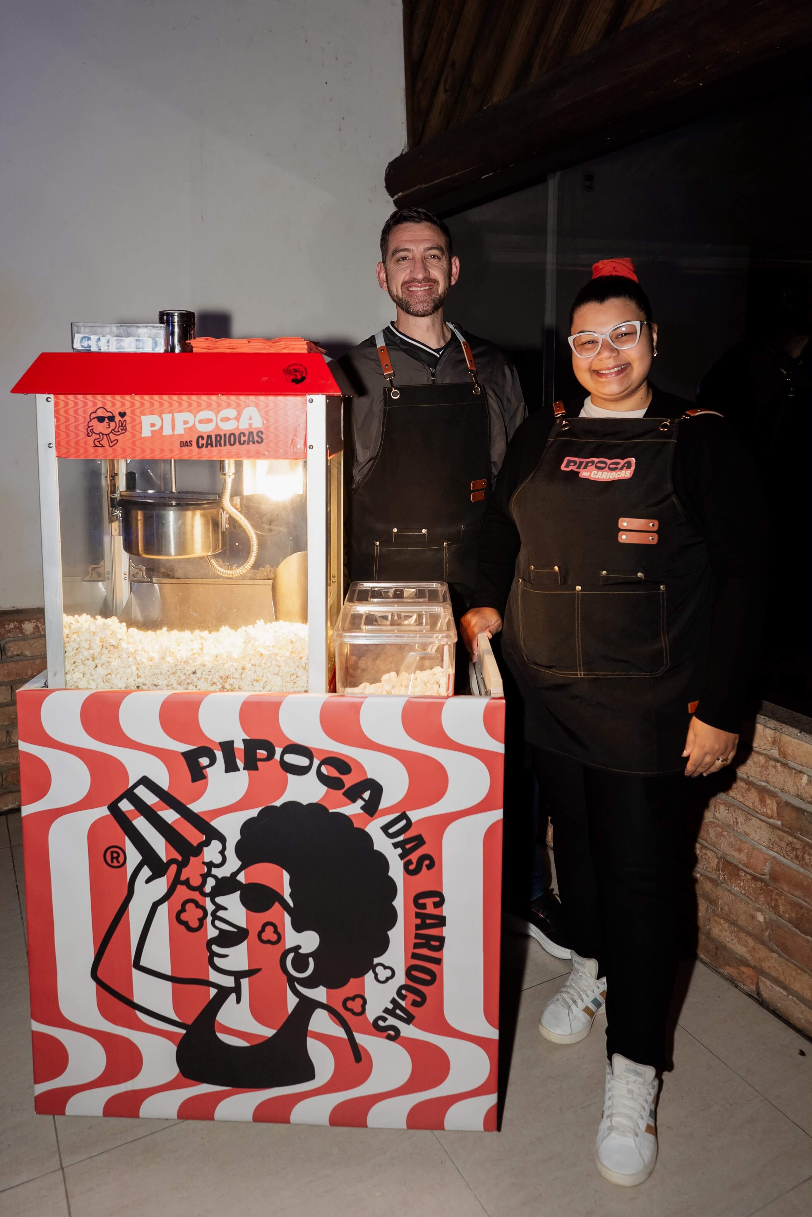 Pipoca das Cariocas em evento